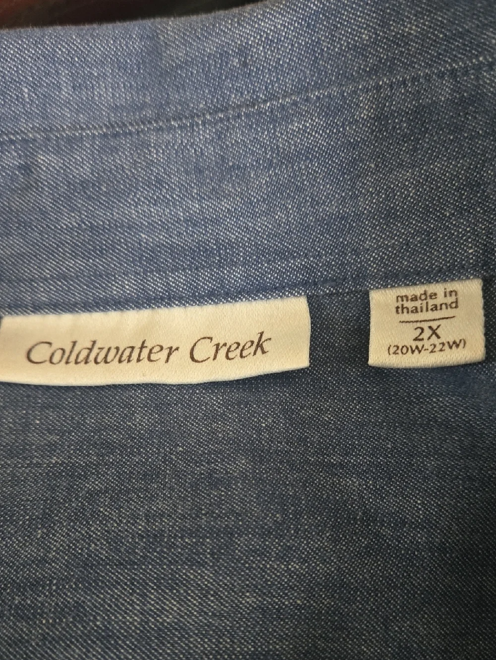 Coldwater Creek Women's Size 2X Long-Sleeve Popover Shirt - Picture 5 of 5